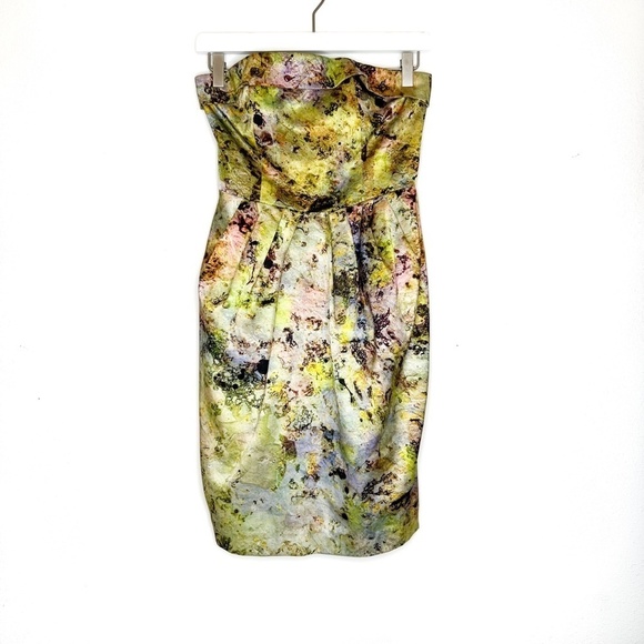 Anthropologie Dresses & Skirts - Anthropologie McGinn Knightsbridge Strapless Dress Cooling Magma